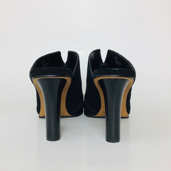 Donald Pliner Black Leather Slip On Mules - Picture 5 of 11